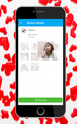 Screenshot 3 Stickers de la Niña Coreana para WhatsApp android