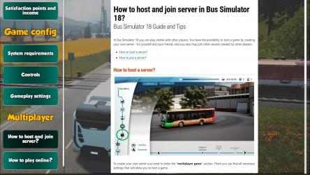 Captura de Pantalla 3 Bus Simulator 18 Guide App windows