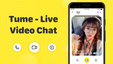 Captura de Pantalla 8 Tume - Video chat en vivo & Llamada de video android