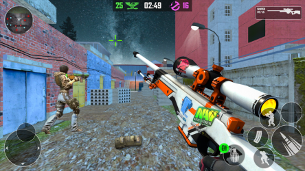 Captura 9 Juegos de Pistolas de Guerra: Sniper y Pistolas 3D android