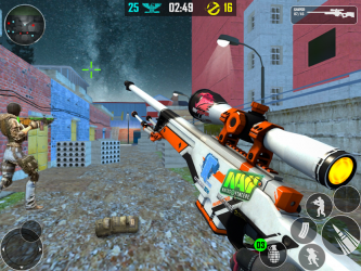 Screenshot 14 Juegos de Pistolas de Guerra: Sniper y Pistolas 3D android