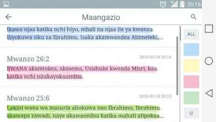 Screenshot 10 Biblia Takatifu - Swahili Bible (Kiswahili) android