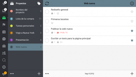 Screenshot 14 Nozbe Personal: tareas y proyectos android