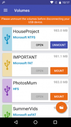 Screenshot 2 exFAT/NTFS for USB by Paragon Software android