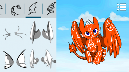 Captura de Pantalla 10 Creador de avatares: Dragones android