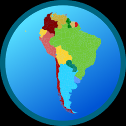 Captura 1 Mapa Ameryki Południowej Free android