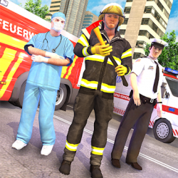Captura de Pantalla 1 Servicio de rescate de emergencia simulador android