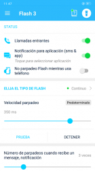 Screenshot 5 Parpadeo de Llamadas, Mensajes android