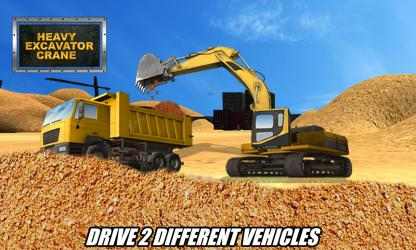 Capture 5 Heavy Excavator Crane 3D - Construction Simulator windows