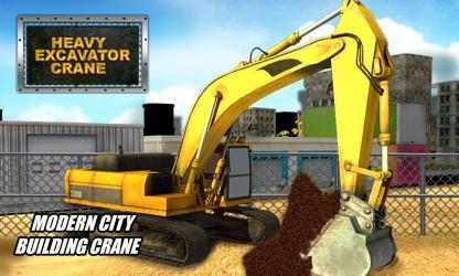 Capture 7 Heavy Excavator Crane 3D - Construction Simulator windows