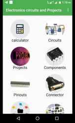 Captura de Pantalla 2 PowerLab-Electronics circuits and Projects android