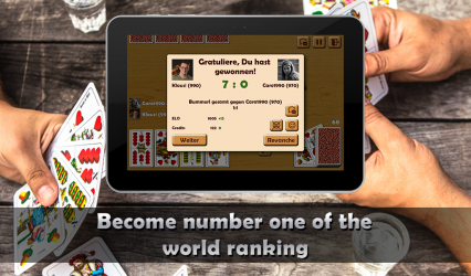 Screenshot 11 Schnapsen, 66, Sixty-Six - Free Card Game Online android