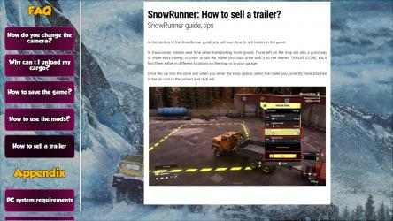 Capture 12 SnowRunner Guide of Game windows