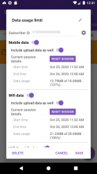 Captura de Pantalla 2 1DM Mobile data usage limit plugin android
