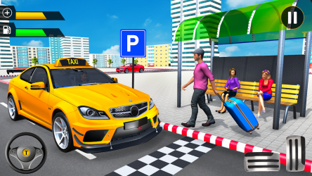 Captura 9 Taxi Car Parking: Taxi Games android