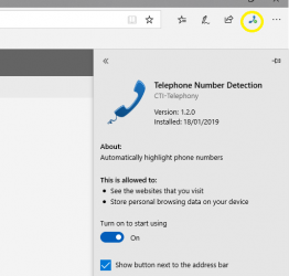Screenshot 2 Telephone Number Detection windows