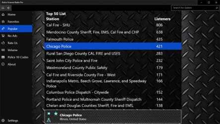 Screenshot 4 Police Scanner Radio Pro windows