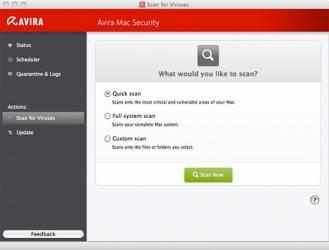 Screenshot 1 Avira Free Mac Security mac