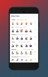 Captura de Pantalla 2 👔 Stickers Políticos para Whatsapp- WAStickerApps android