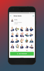Captura de Pantalla 4 👔 Stickers Políticos para Whatsapp- WAStickerApps android