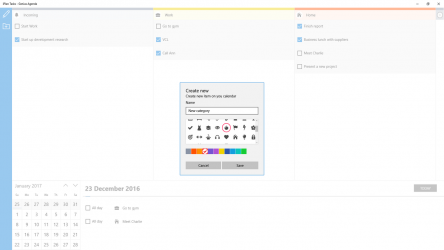 Capture 3 iPlan Tasks - Genius Agenda Planner windows