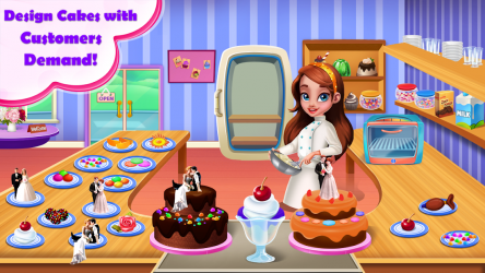 Captura de Pantalla 3 Doll Bakery Serve Delicious Cakes android
