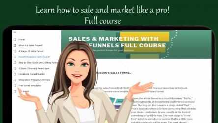 Screenshot 1 Sales, Marketing and Clickfunnels Course windows