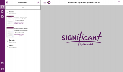 Capture 9 SIGNificant Signature Capture for Server windows