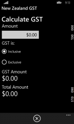Captura 1 New Zealand GST Calculator windows