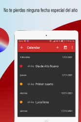 Screenshot 4 calendario usa 2021, calendario con festivos 2021 android