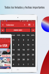 Screenshot 3 calendario usa 2021, calendario con festivos 2021 android