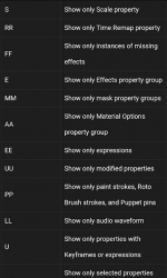 Captura de Pantalla 9 Shortcut Keys for Adobe After Effects CC android