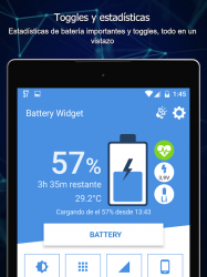 Captura de Pantalla 8 Porcentaje de batería Widget android