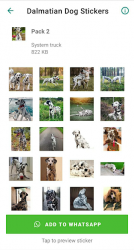Screenshot 3 Dalmatian Dog Stickers android