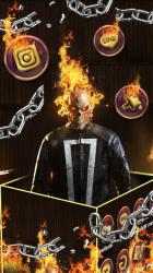 Imágen 3 Lanzador HDSkull, Fire, Rider tema android