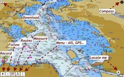 Captura 1 i-Boating : Marine Navigation Charts & Lake Maps GPS windows