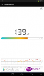 Screenshot 14 Gauss Meter - Magnetometer EMF android