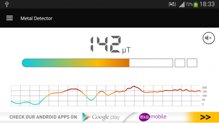 Screenshot 10 Gauss Meter - Magnetometer EMF android