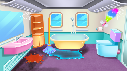 Screenshot 10 Baby Boy Modern Train Clean Up android