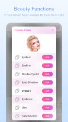 Screenshot 7 Maquillaje facial y cámara editor de fotos android