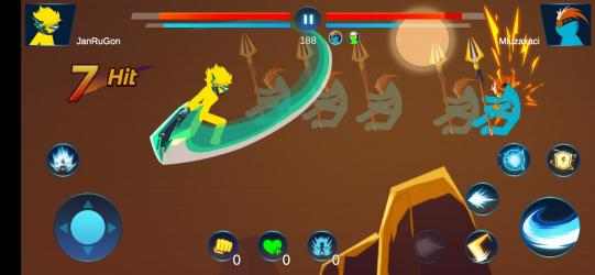 Imágen 4 Stick Fight Anger of Stickman Zombie Games Battle android