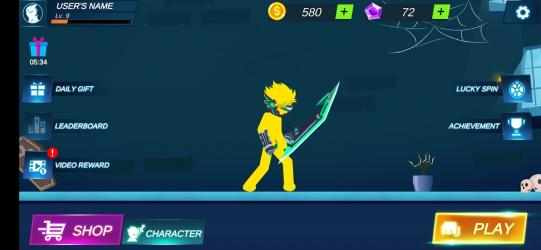 Screenshot 7 Stick Fight Anger of Stickman Zombie Games Battle android