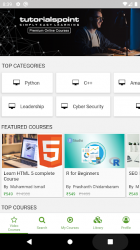 Captura 2 Tutorials Point Online Courses android