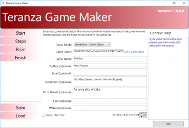 Screenshot 1 Teranza Game Maker windows