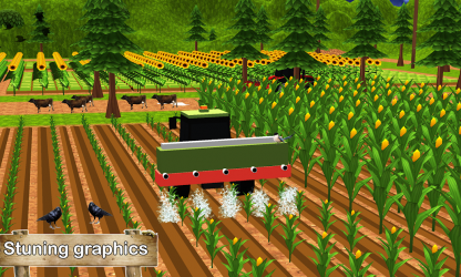 Captura de Pantalla 5 Tractor Sim 3D: Farming Games android