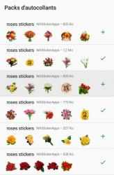 Screenshot 2 Flores y Rosas stickers - WAStickerApps android