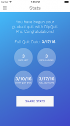 Screenshot 2 DipQuit Pro: Quit Dipping Smokeless Tobacco android