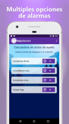 Screenshot 2 MejorDormir, calculadora de ciclos de sueño android