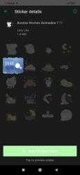 Screenshot 6 Stickers de Buenas Noches Animados para WhatsApp android