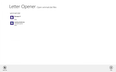 Captura 1 Winmail.dat Viewer - Letter Opener windows